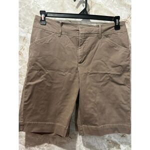 Lee Khaki Shorts‎ Casual Everyday Walking Shorts Comfy Womens Size 14